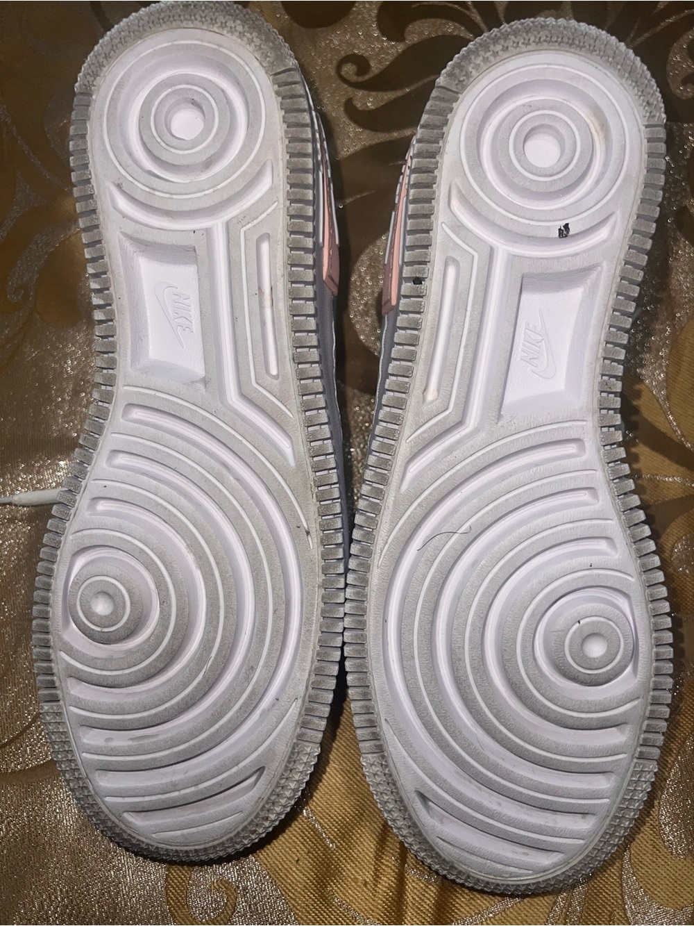 Nike Air Force 1 Shadow White Atmosphere Mint Pastel Pink CI00919-117 Size 11 - Picture 5 of 13
